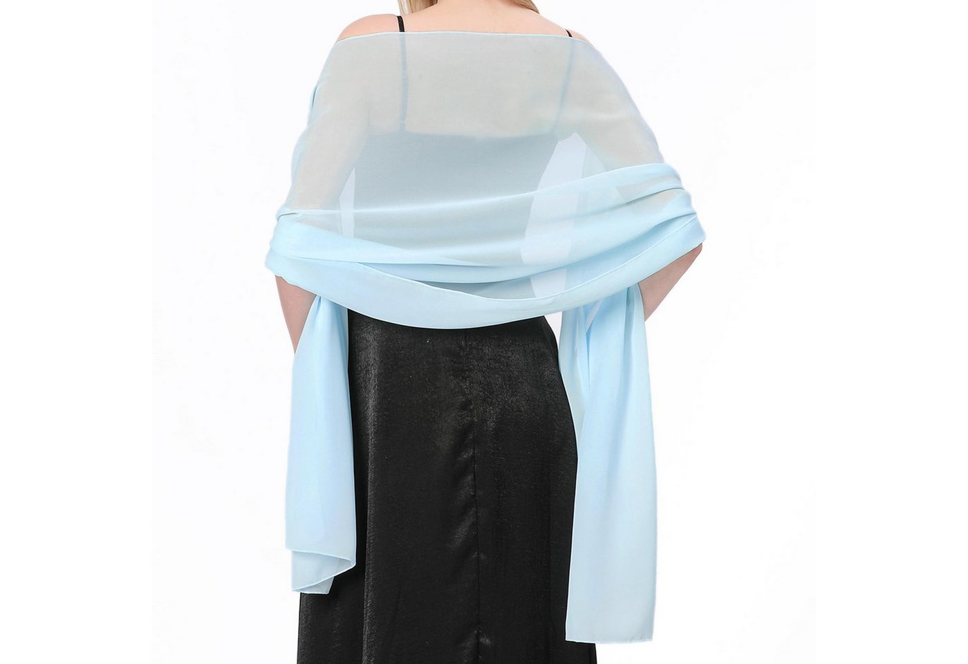Coonoor Modeschal Stola Damen Halstuch Chiffon Sommer Schal Damen Festliche, Stola für Abendkleid oder Brautkleid Hochzeit Scarf Coonoor Modeschal Stola Damen Halstuch Chiffon Sommer Schal Damen Festliche, Stola für Abendkleid oder Brautkleid Hochzeit Scarf von Coonoor