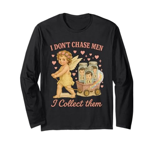I Don't Chase Men I Collect Them Angelcore Ex Jar Langarmshirt I Don't Chase Men I Collect Them Angelcore Ex Jar Langarmshirt von Coquette Bratty Angelcore Heartbreaker Aesthetic