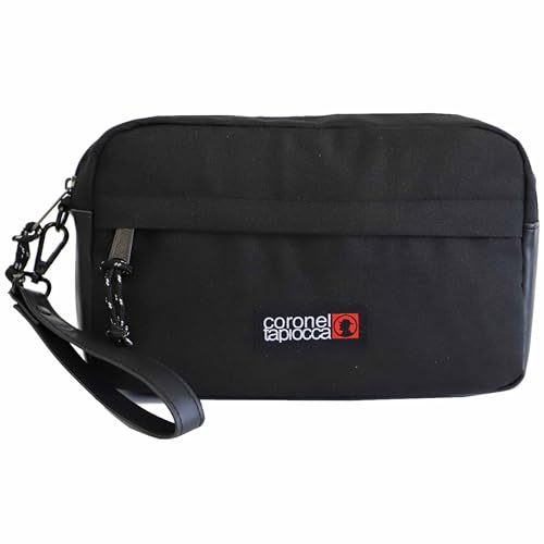 Coronel Tapiocca Handgelenk Herren Handgelenktasche Dokumententasche Herrentasche Handgelenktasche Herrenhandtasche Herren Tasche Peter Schwarz, Einheitsgröße von Coronel Tapiocca