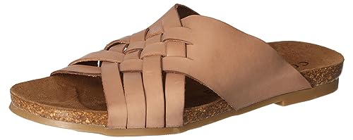 Cosmos Comfort Damen 6106-704 Schiebe-Sandalen, Taupe, 42 EU von Cosmos Comfort