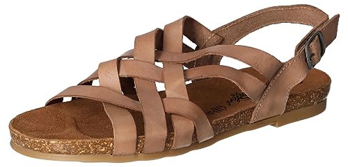 Cosmos Comfort Damen 6106-812 Flache Sandale, Taupe, 40 EU von Cosmos Comfort