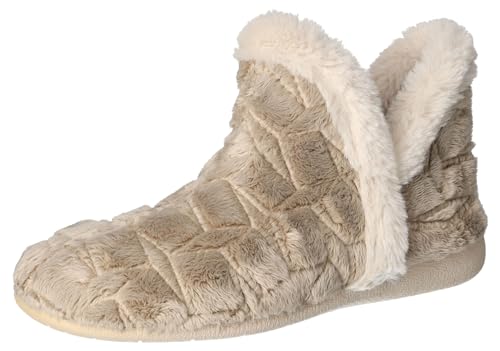 Cosmos Comfort Damen 6264-901 Hausschuh, Taupe, 42 EU von Cosmos Comfort