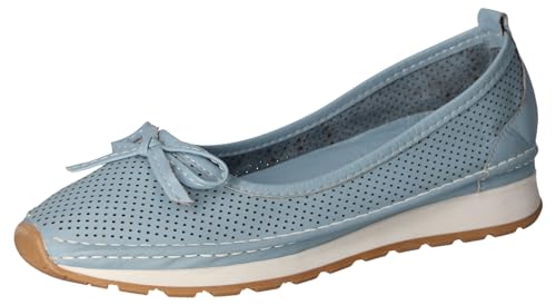 Cosmos Comfort Damen 6291-201 Ballerinas, hellblau, 38 EU von Cosmos Comfort