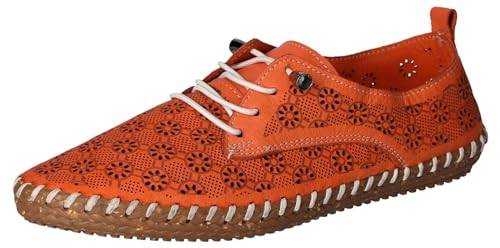 Cosmos Comfort Damen 6292-301 Sneaker, orange, 36 EU von Cosmos Comfort