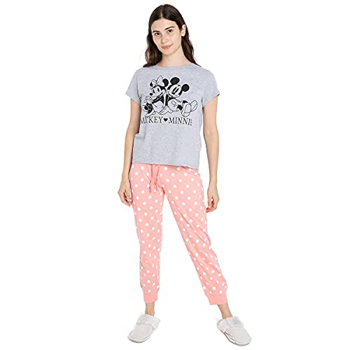 Cotton Soul Disney, Mickey & Minnie Classic Damen Pyjama Schlafset Multi, multi, 36 von Cotton Soul