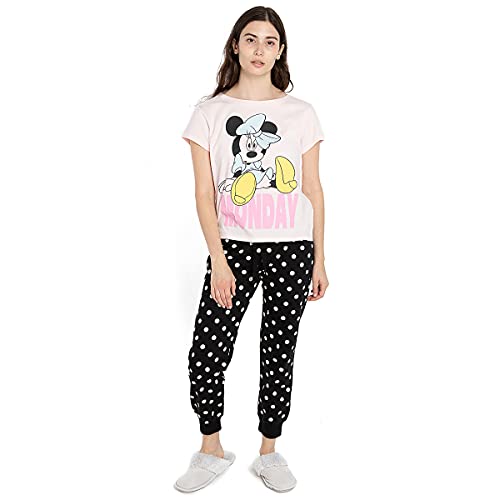 Cotton Soul Disney, Minnie Monday Damen-Schlafanzug, mehrfarbig, multi, 42 von Cotton Soul