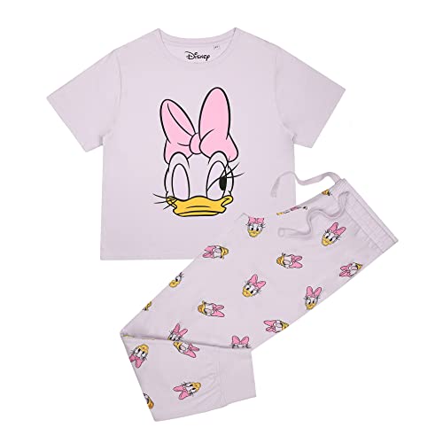 Cotton Soul Disney Daisy Wakey Wakey Damen Pyjama Schlafset Multi, multi, 36 von Cotton Soul