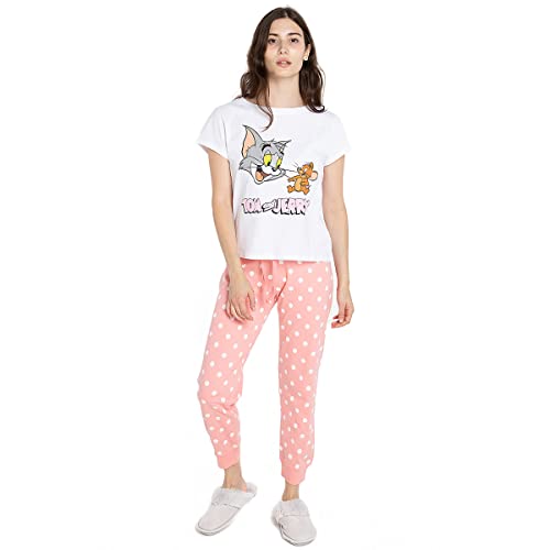 Cotton Soul Warner Bros, Tom & Jerry Damen Schlafanzug-Set, mehrfarbig, multi, 46 von Cotton Soul