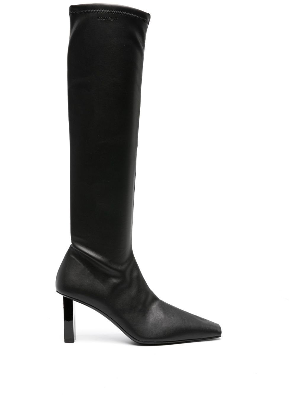 Courrèges AC Charm Stiefel aus Faux-Leder 70mm - Schwarz von Courrèges