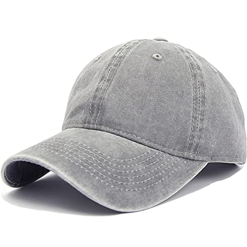 Cozyan Baseball Cap Herren Damen Kappe Verstellbare Baumwolle Outdoor Running Freizeit Baseball Cap Herren Damen Plain Baumwolle Hut Herren Damen Unisex Kappe von Cozyan