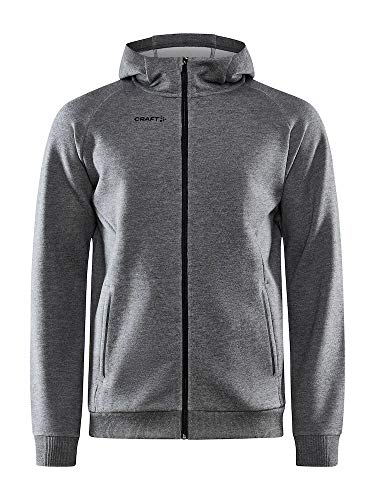 Craft CORE Soul Full Zip Hood M DK Grey Mela L von Craft