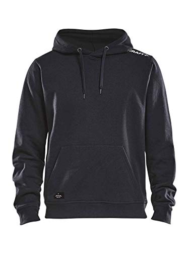 Craft Community Hoodie für Herren | Größe 3XL | Schwarz | Hoodie Herren | Sweatjacke Herren mit Kapuze | Kapuzenpullover | Sweatshirt | Mikrofaser-Baumwolle-Mix von Craft