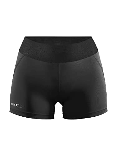 Craft Damen Core Essence Hot Pants Laufhose, Schwarz, M EU von Craft