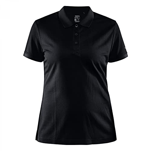 Craft Damen Core Unify Poloshirt Polohemd, Schwarz, Large von Craft