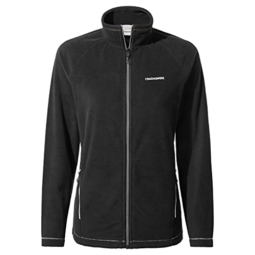 Craghoppers Damen Miska Fleecejacke, Schwarz, 40 von Craghoppers