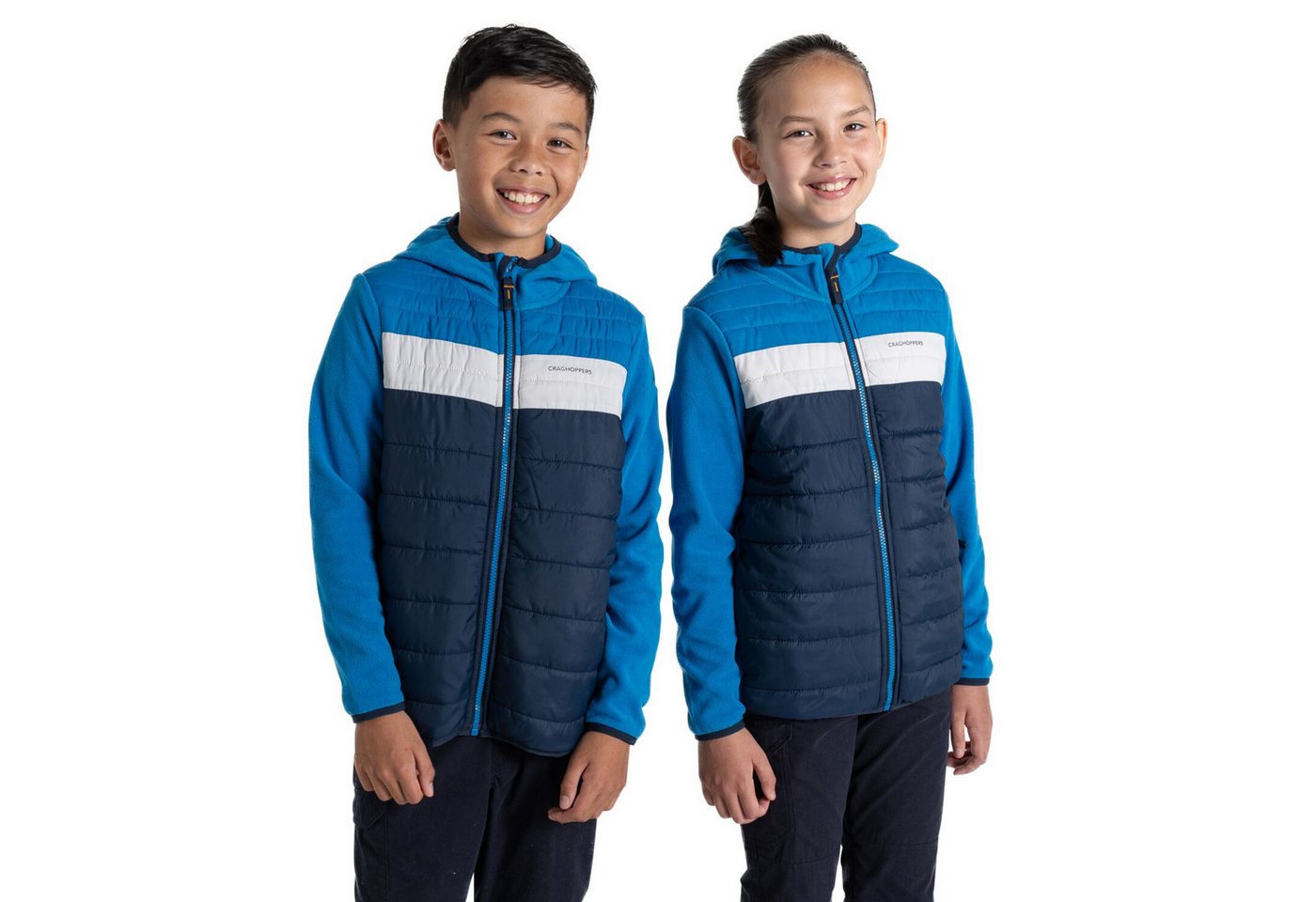 Craghoppers Strickfleecejacke Craghoppers - Arklow Hybrid Jkt Kinder Outdoorjacke, blau Craghoppers Strickfleecejacke Craghoppers - Arklow Hybrid Jkt Kinder Outdoorjacke, blau von Craghoppers