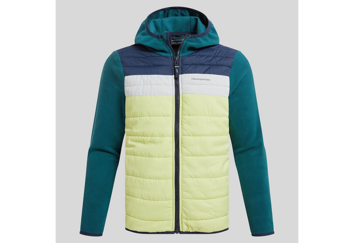 Craghoppers Strickfleecejacke Craghoppers - Arklow Hybrid Jkt Kinder Outdoorjacke, deep ocean green Craghoppers Strickfleecejacke Craghoppers - Arklow Hybrid Jkt Kinder Outdoorjacke, deep ocean green von Craghoppers