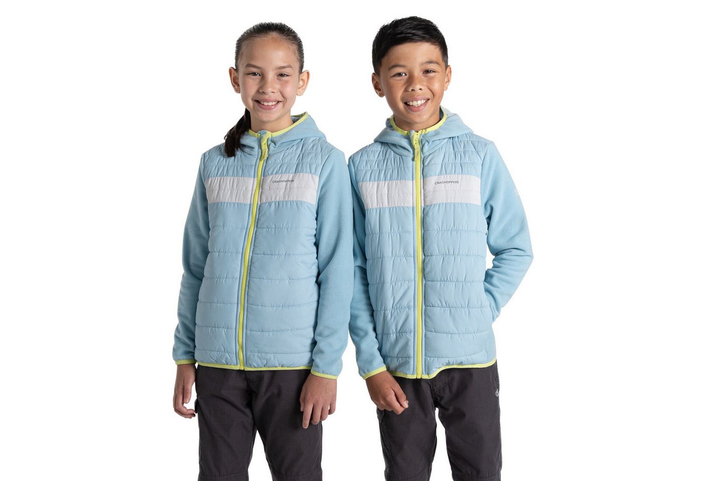 Craghoppers Strickfleecejacke Craghoppers - Arklow Hybrid Jkt Kinder Outdoorjacke, hellblau Craghoppers Strickfleecejacke Craghoppers - Arklow Hybrid Jkt Kinder Outdoorjacke, hellblau von Craghoppers