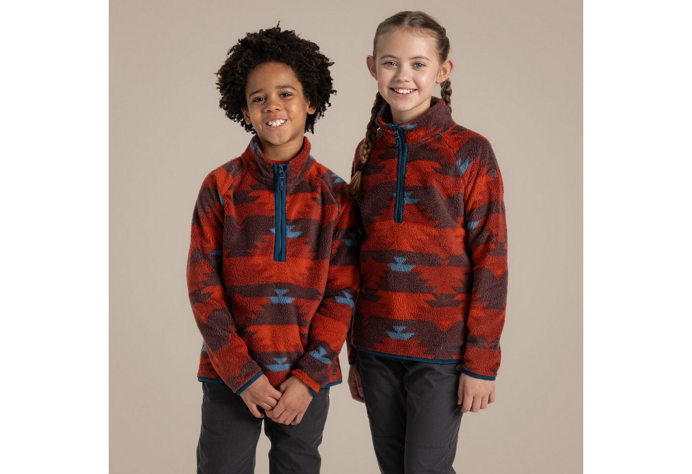 Craghoppers Strickfleecejacke Craghoppers - Pico Half Zip Kinder Fleece Fleecejacke, rot Craghoppers Strickfleecejacke Craghoppers - Pico Half Zip Kinder Fleece Fleecejacke, rot von Craghoppers