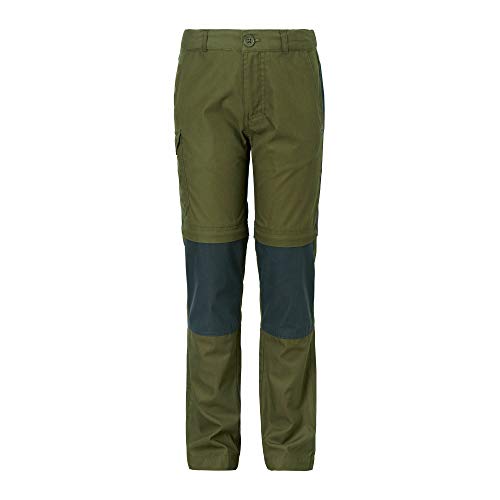 Craghoppers Unisex Kinder Kiwi Conv TRS Wanderhose, Moosgrün, 9-10 Jahre von Craghoppers