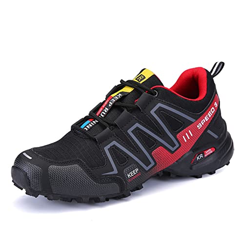 Crazynekos Herren Wanderschuhe Leicht Atmungsaktiv Bequem für Trekking Klettern Trailing Walking, 5, 44 EU von Crazynekos