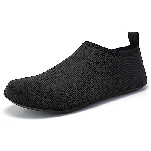 Wasserschuhe, Barfuß, Wassersocken, schnell trocknend, rutschfest, für Strand, Schwimmbad, Fluss, Bootfahren, Surfen, Herren, 4, 47.5 EU von Crazynekos