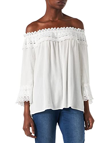 Cream Damen Crbea Spitzenbluse Bluse, schneeweiß, 44 von Cream