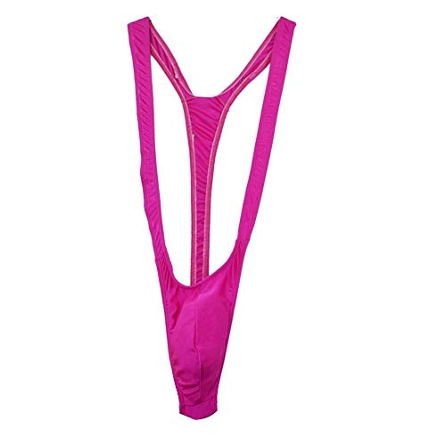 Creamlin Discoball Herren Borat Style V Sling Stretch Sexy Unterwäsche Strapse Body Straps Straps Body Straps Gr. One size, Rosa von Creamlin