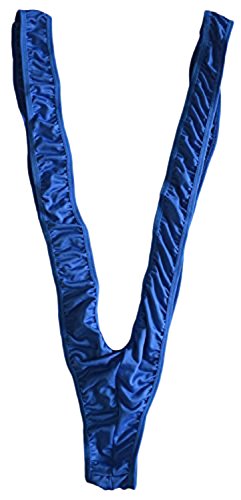 Creamlin Herren Sexy Borat Manikini Badeanzug Thong Halloween Kostüm (Blau) von Creamlin