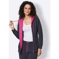 Witt Damen Jacke, marine-fuchsia von CREATION L PREMIUM