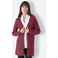 Witt Damen Merino-Seiden-Strickjacke, bordeaux von CREATION L PREMIUM