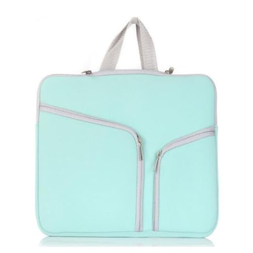 CreoQIJI Röcke Mit Taschen Computertasche Bunte Laptoptasche mit Taschen Taschen Gurtband Schwarz (Mint Green, 14) von CreoQIJI