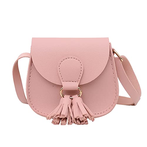 CreoQIJI Schultergurt Für Taschen Dunkelblau Kinder Tasche Nette Prinzessin Tasche Quaste Tasche PU Umhängetasche Mode Umhängetasche Geburtstagsgeschenk Nordlicht Taschen (RD2, One Size) von CreoQIJI