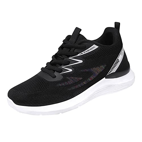 CreoQIJI Wanderschuhe Damen Leicht Slip On Sneaker Atmungsaktiv Sportschuhe Turnschuhe Bequem Freizeitschuhe Walking Schuhe Outdoor Fitness Trekkingschuhe Fitness Freizeitschuhe Jogging von CreoQIJI