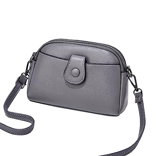 CreoQIJI Yoga Taschen Damen-Schulter-Crossbody-Mom-Tasche mit Muster, modische Tasche Kurze Hose Herren Mit Taschen (Grey, One Size) von CreoQIJI