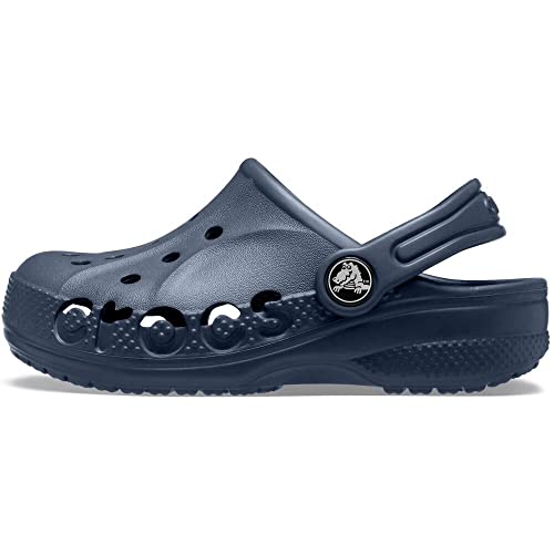 Crocs Baya Clogs – Unisex Clogs für Kinder – Wasserfreundlich und schnell trocknend – Navy – Größe 32-33 von Crocs