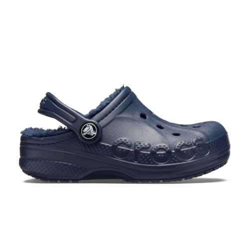 Crocs Unisex Kinder Baya gefütterter Clog K, Navy, 33/34 EU von Crocs