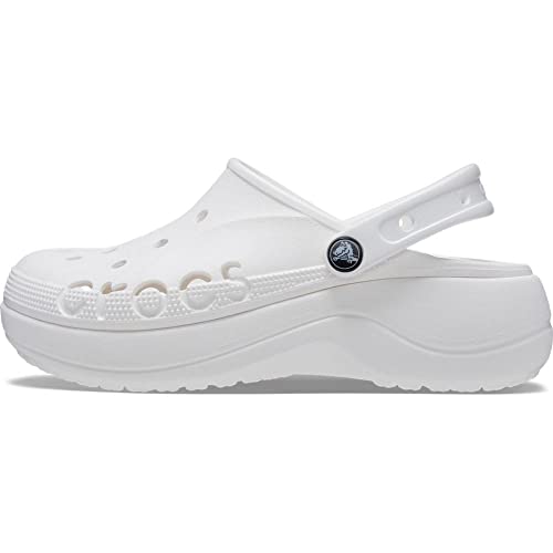 Crocs Baya Platform Clog 36-37 EU White von Crocs