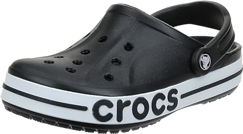 Crocs Unisex Adult Bayaband Clog, Black/White, 36/37 EU von Crocs