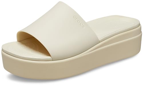 Crocs Brooklyn Slide, Gleiten, Bone, von Crocs