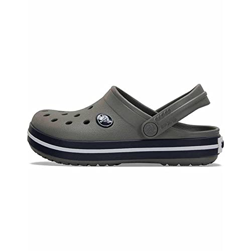 Crocs Unisex Kids Crocband Clog K, Smoke/Navy, 33/34 EU von Crocs