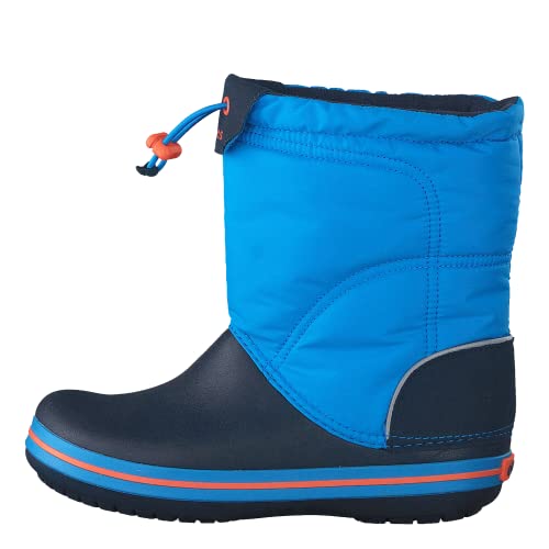 Crocs Crocband LodgePoint Boot Kids, Unisex - Kinder Schneestiefel, Blau (Ocean/Navy), 24/25 EU von Crocs