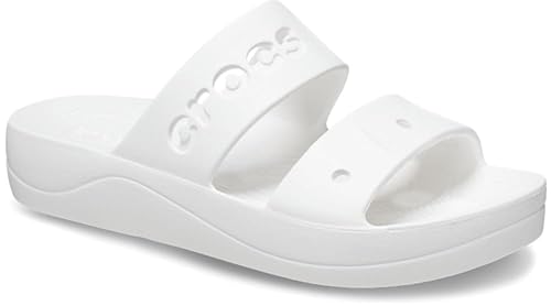 Crocs Damen Baya Platform Sandale, weiß, 41 EU von Crocs