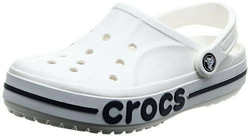 Crocs Unisex Adult Bayaband Clog, White/Navy, 36/37 EU von Crocs