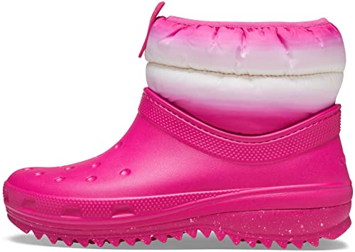 Crocs Damen Classic Neo Puff Shorty Boot W Snow, Candy Pink Stucco, 37/38 EU von Crocs