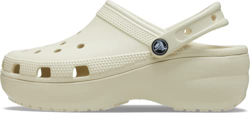 Crocs Damen Classic Platform W Clogs, Bone, 34/35 EU von Crocs