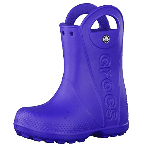 Crocs Handle It Rain Boot K, Unisex-Kinder Gummistiefel, Blau (Cerulean Blue 4o5), 33/34 EU von Crocs