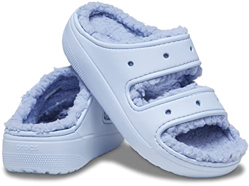 Crocs Klassische gemütliche Plateau-Sandalen für Erwachsene, flauschige Hausschuhe, Blauer Calcit, 14 Women/12 Men Crocs Klassische gemütliche Plateau-Sandalen für Erwachsene, flauschige Hausschuhe, Blauer Calcit, 14 Women/12 Men von Crocs