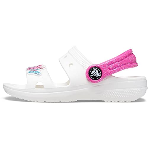 Crocs Mädchen Sandale weiß/pink/blau/lila C9 von Crocs