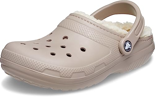 Crocs Unisex Classic Lined Clogs, Mushroom/Bone, 36/37 EU von Crocs